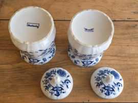 Blue Danube set 2x hoge voorraadpot 17 cm