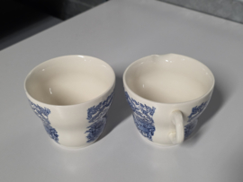 Engels blauw English Ironstone Tableware EIT roomstel (brug)