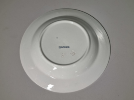 Petrus Regout Marines donker blauw Soep Pasta Bord 23,5 cm (ronde model - afb. zonsondergang)