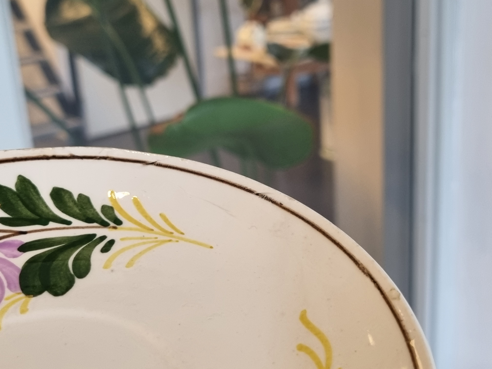 Apart Boerenbont 420 Kamperfoelie Societe Ceramique set 6x Kop en schotel