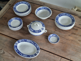 Blauw AMC Belgium compleet vintage Kinderservies