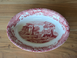 Copeland Spode's Italian hoge ovale schaal 31,5 cm