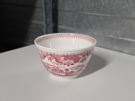 Engels rood Woods Burslem England Seaforth kom 11,5 cm