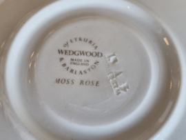 Wedgwood Moss Rose set 8x Koffie kop en schotel (bruin stempel)