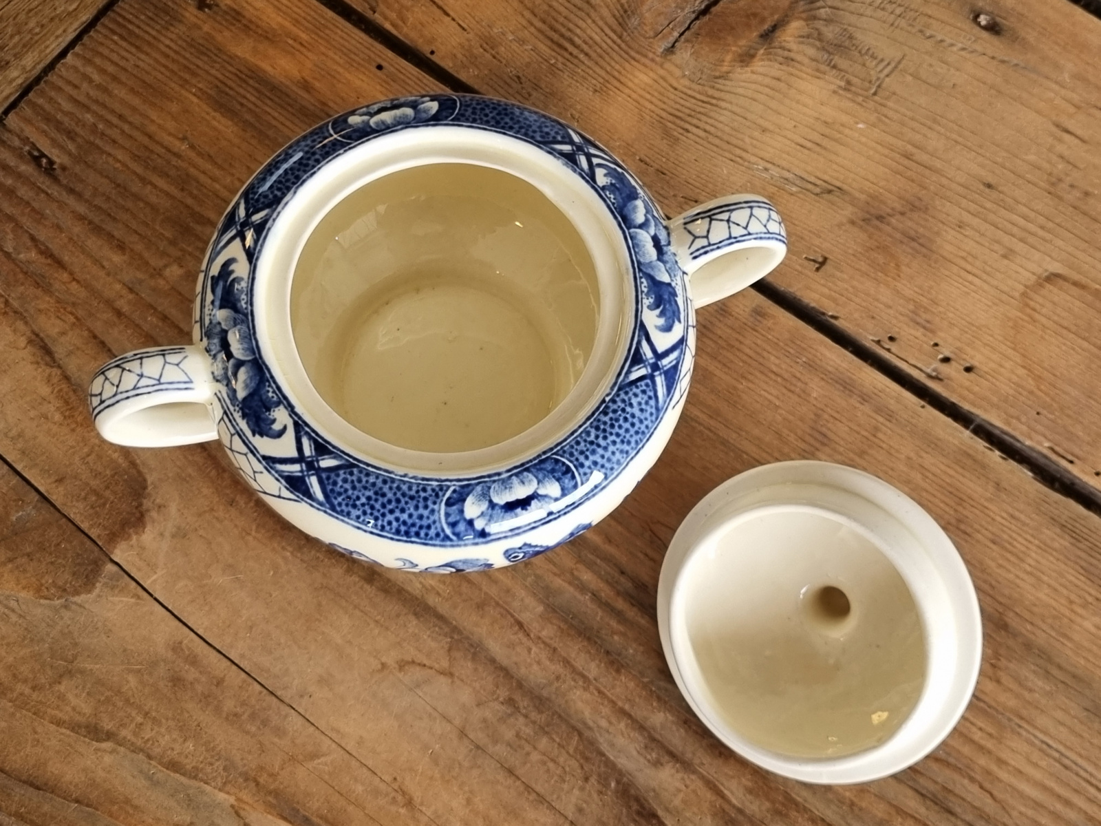 Societe Ceramique Butterflij suikerpot