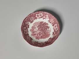 Engels rood Enoch Wedgwood Woodland rond schaaltje 13 cm