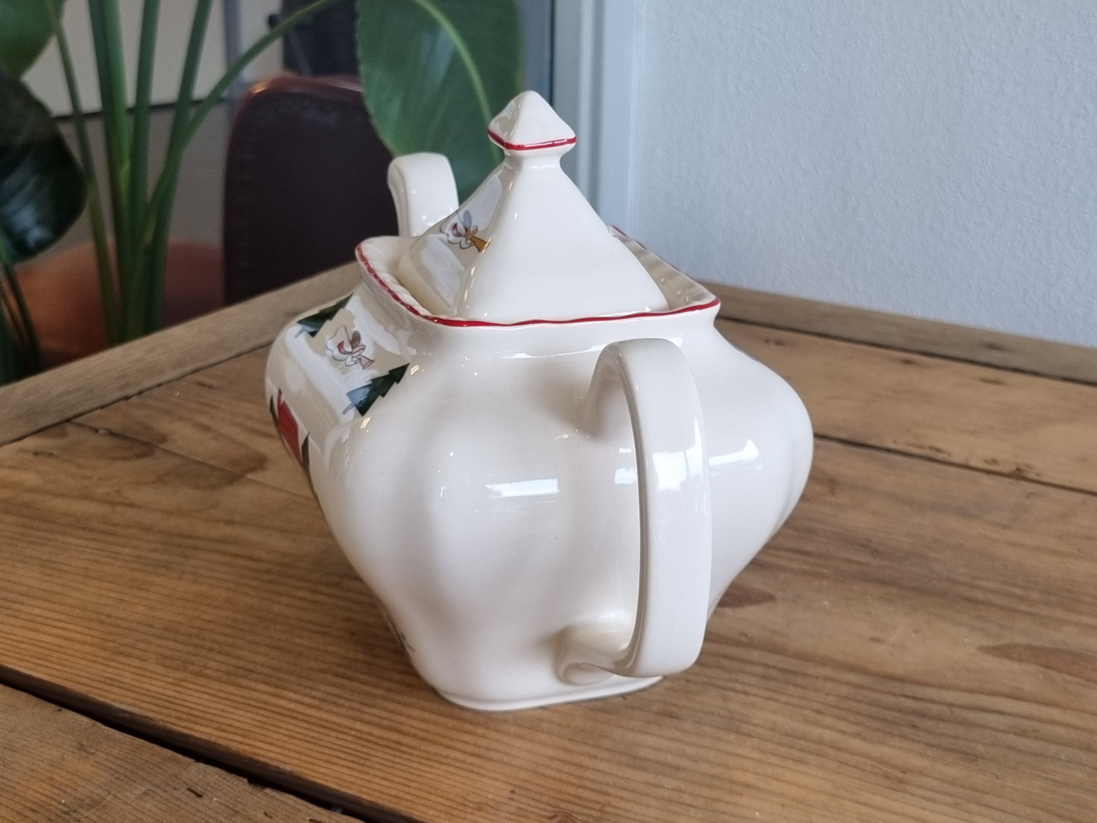 Engels Mason's Christmas Village 1983 Kerstservies Theepot 1,2 liter