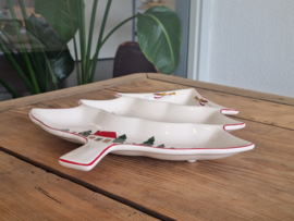 Engels Mason's Christmas Village 1983 Kerstservies Schaal grote Kerstboom 35,5 cm