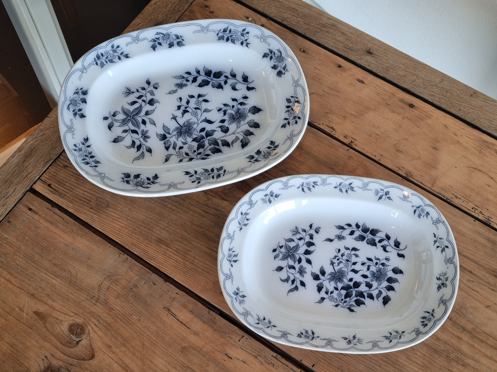 Villeroy en Boch Fan-Tao Vloeiblauw set 2x rechthoekige schaal