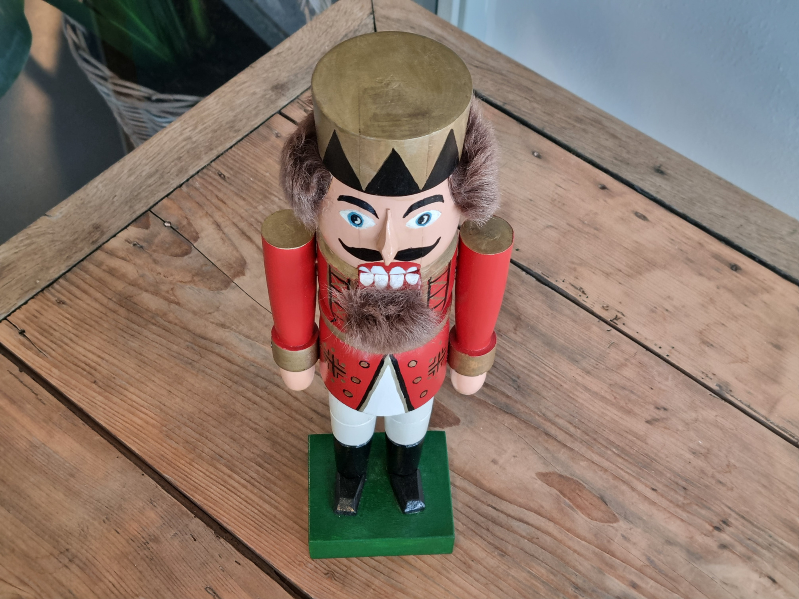 Vintage Grote Notenkraker uit Beieren 38 cm