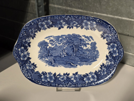 Engels blauw Enoch Wedgwood Woodland koffieservies theeservies 6 personen