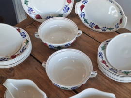 Boerenbont Boch compleet eetservies 8 persoons 22 delen