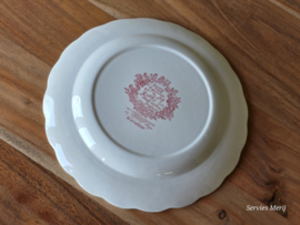 Engels rood Ridgway Windsor ontbijtbord 19 cm