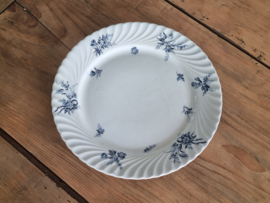 Petrus Regout Riva donker blauw Plat Dinerbord 24 cm