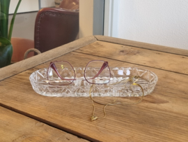 Glas Vintage Bewaarbakje Edelstenen Sieradenlegger (3)