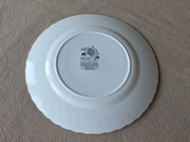 Engels blauw Johnson Bros Indies dinerbord 25 cm