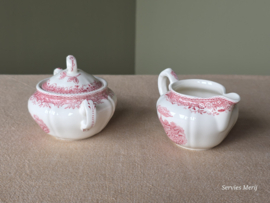 Burgenland rood Roomstelletje (kleinste model) op rechthoekig plateau