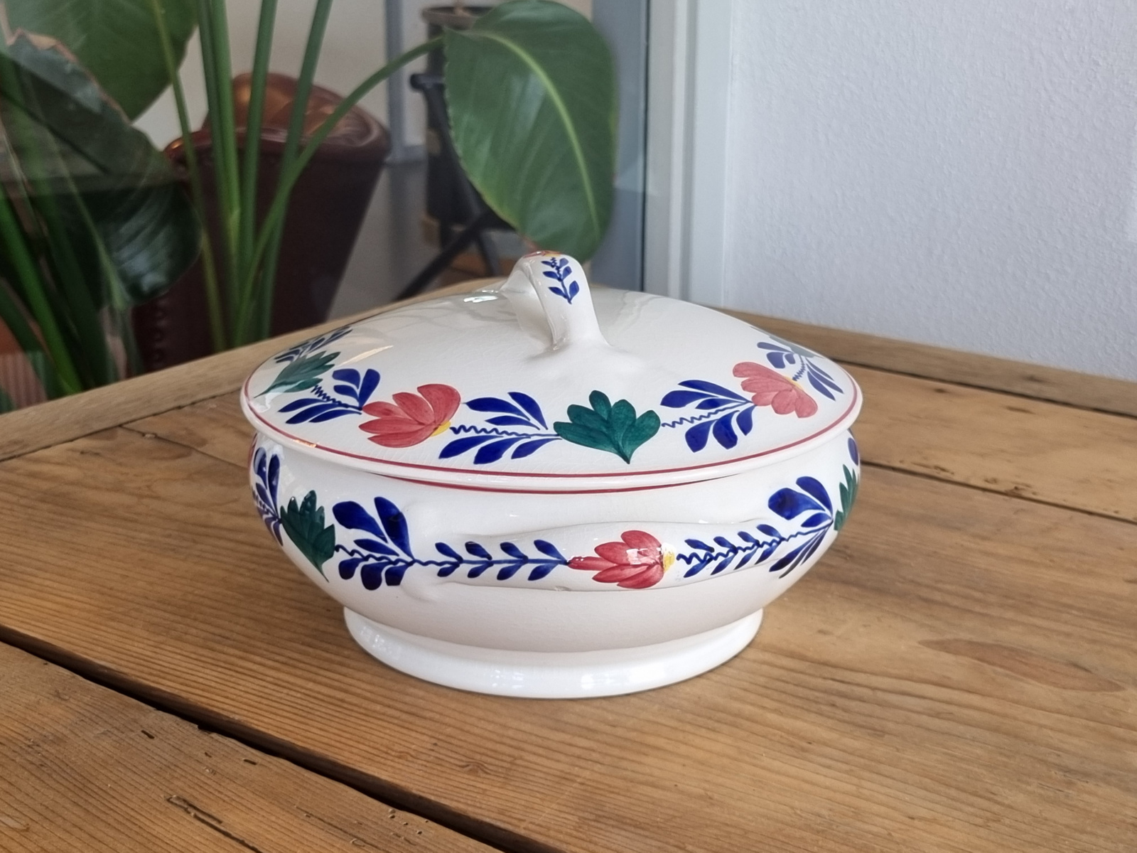 Oud Boerenbont Societe Ceramique 483a Dekschaal Terrine
