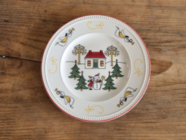 Wedgwood Windsor Christmas Kerstservies Bord 18,5 cm