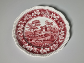 Engels Copeland Spode's Tower rood Plat Dinerbord 26,5 cm