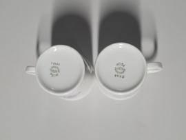 Mosa Maastricht set 2x los kopje met bloemen