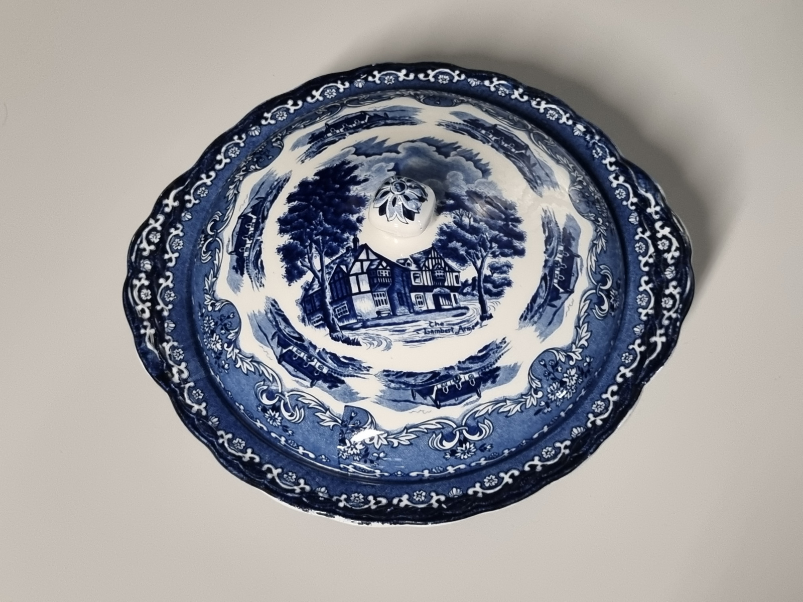 Engels blauw Grindley Country Inns dekschaal