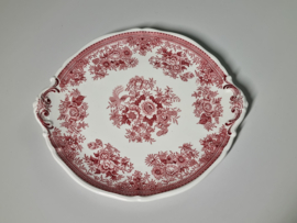 Villeroy en Boch Fasan rood Gebakschaal Serveerschaal 28,5 cm