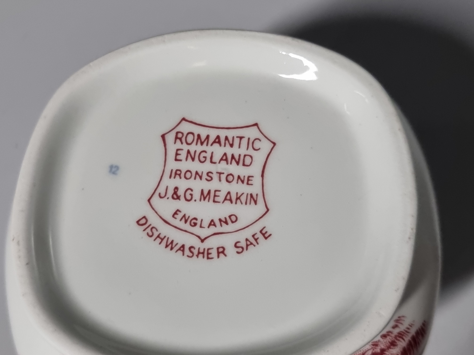 Engels rood Meakin Romantic England roomstel