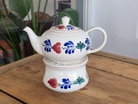 Boerenbont Boch Theepot met Theelicht model Zeeland