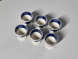 Engels Copeland Spode's Tower blauw Set 6x Eierdopje