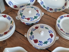 Boerenbont Boch compleet eetservies 8 persoons 22 delen