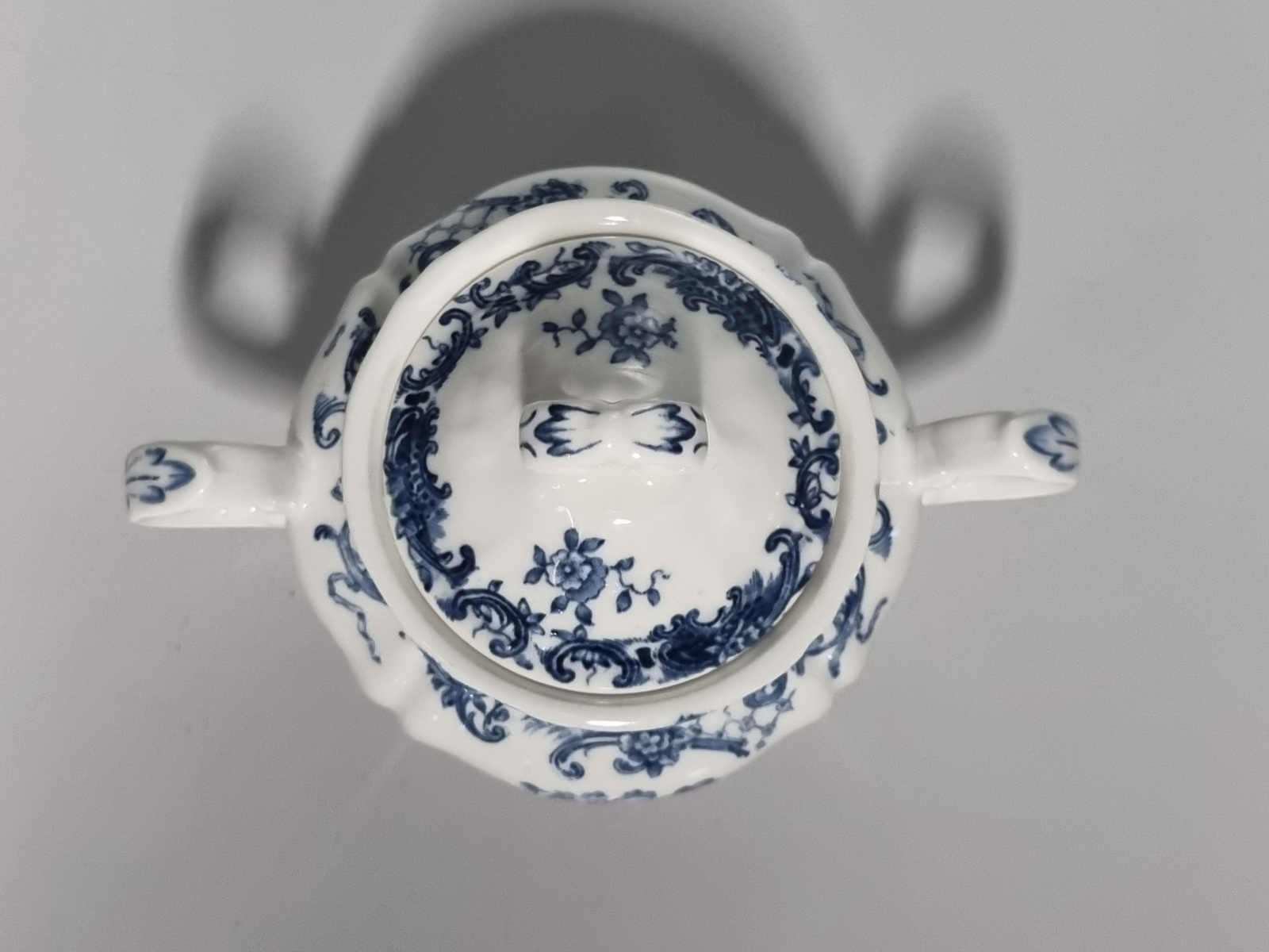 Villeroy en Boch Valeria blauw suikerpotje (klein model)