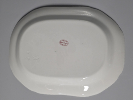 Engels Copeland Spode's Tower rood rechthoekige schaal 33 cm