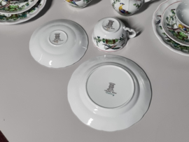 Copeland Spode Chelsea Birds Koffieservies Theeservies 5 personen
