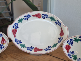 Oud Boerenbont Regout Royal Sphinx koffieservies 6 personen