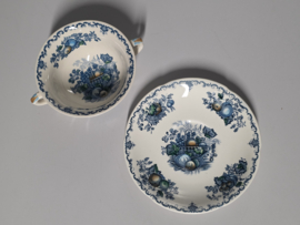 Engels Mason's Fruit Basket soepkom met schotel
