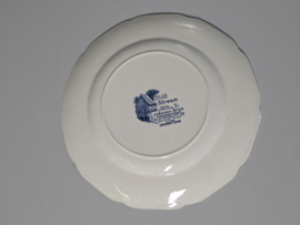 Engels blauw Johnson Bros Mill Stream Ontbijtbord 20 cm