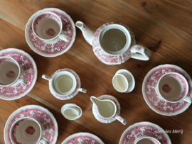 Villeroy en Boch Burgenland rood koffieservies 6 personen