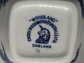 Engels blauw Enoch Wedgwood Woodland Roomstel (groter model)