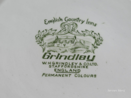 Engels groen Grindley Country Inns  Dinerbord 25 cm