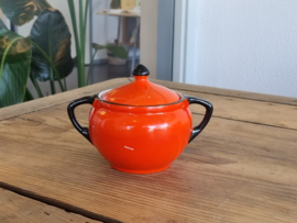 Regout Jacoba rood Suikerpot