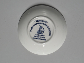 Engels blauw Enoch Wedgwood Woodland theezakjeslegger 7,5 cm