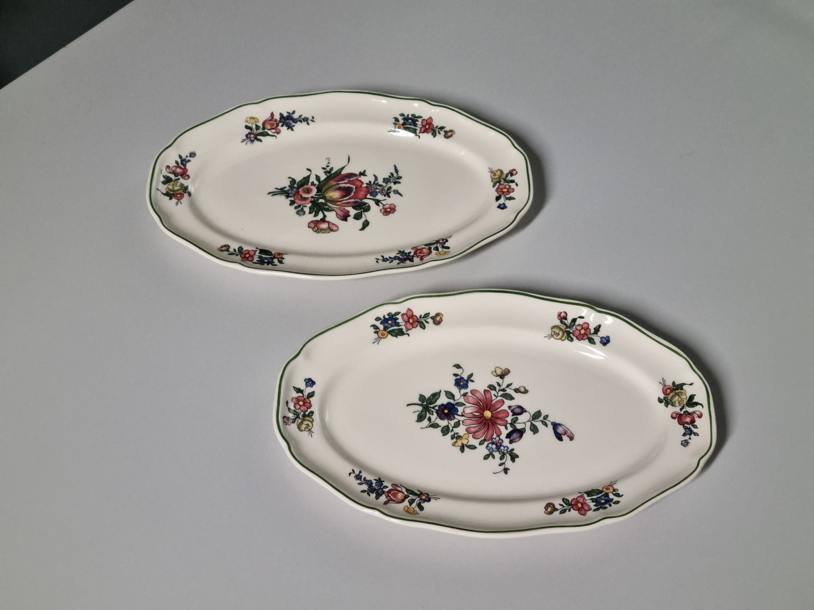 Villeroy en Boch Alt Strassburg set 2x ovale schaal 25 cm