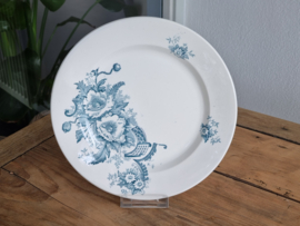 Nimy Belgium Art Nouveau Plat Dinerbord 22,5 cm