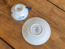 Rorstrand Ostindia East Indies Thee Kop en schotel 9 cm (Aardewerk)