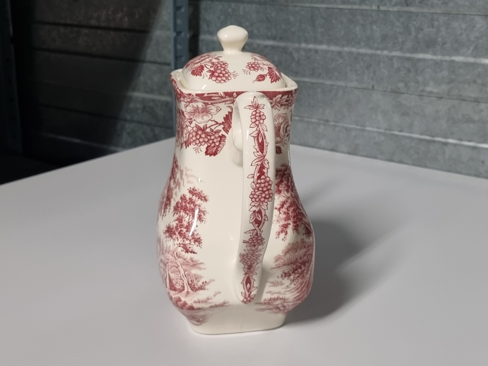 Engels rood English Ironstone Tableware EIT Koffiepot 1,2 liter (herder)