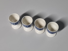 Engels blauw Enoch Wedgwood Woodland set 4x Eierdopje