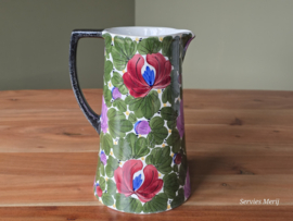 Societe Ceramique Schrijfnamendecor decor Bloemendaal amstelkan nr. 3 21,5 cm
