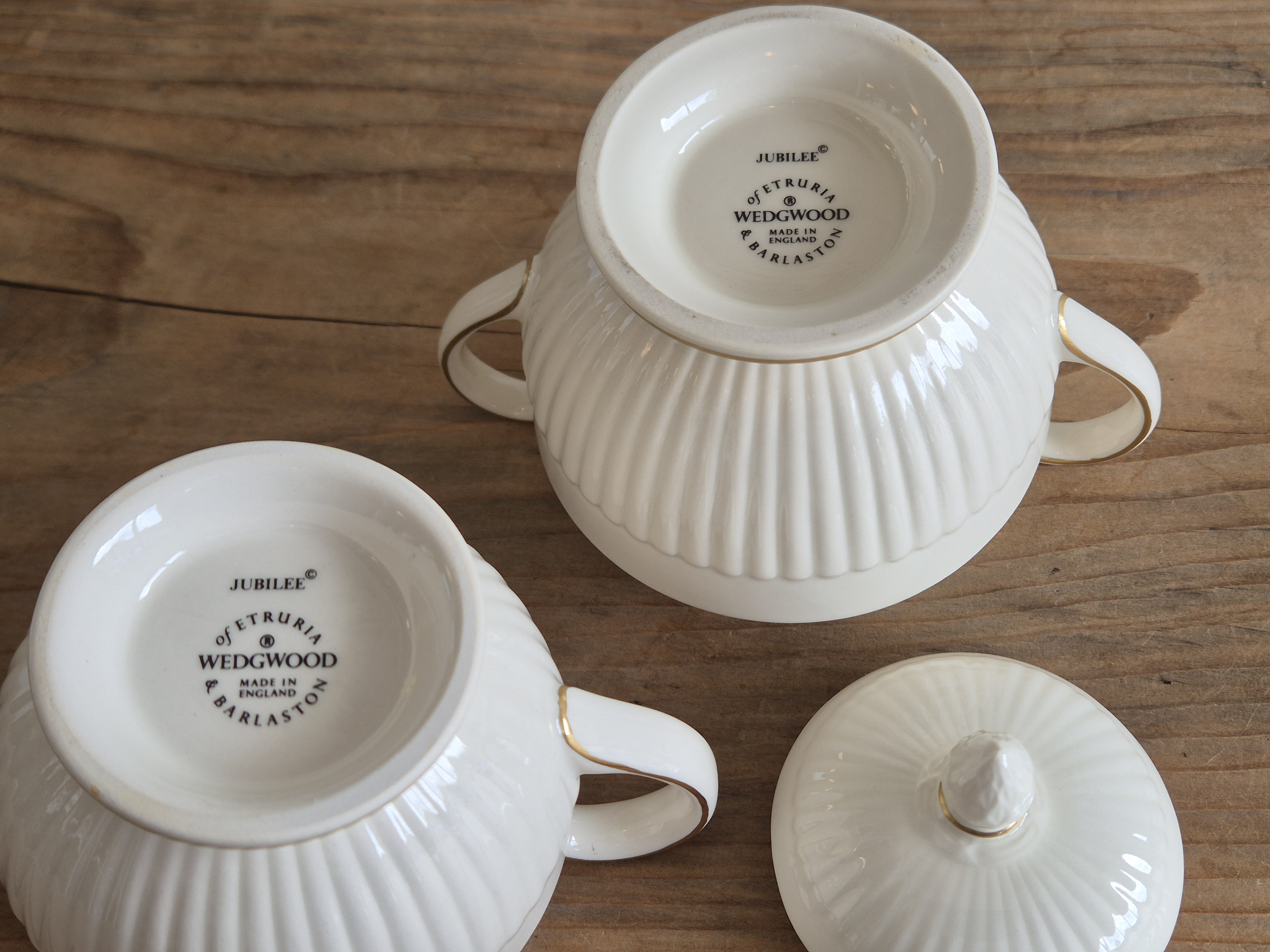 Wedgwood Edme Jubilee Goudrand Roomstel