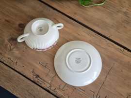 Wedgwood Briar Rose set 8x Soepkom met schotel